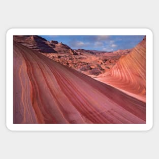 Detail Of The Wave A Navajo Sandstone Formation In Paria Canyon Vermilion Cliffs Wilderness Sticker